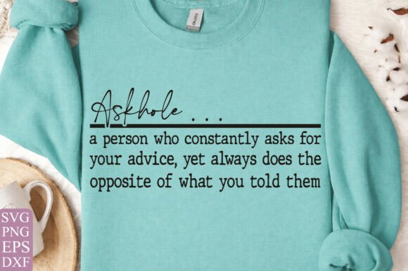 Askhole SVG: A Designer's Take on This Funny Graphic