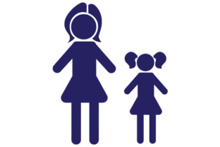 Family Car Decal Mom and 1 Daughter Review