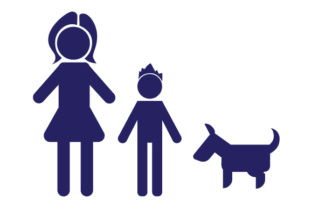 Family Car Decal Mom and 1 Son with Dog Review