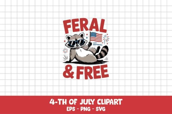 Feral Free Raccoon Funny 4th of July Review