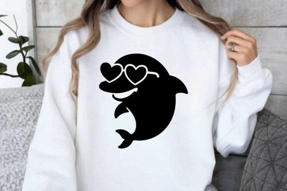 Funny Dolphin with Heart Sunglass SVG Review