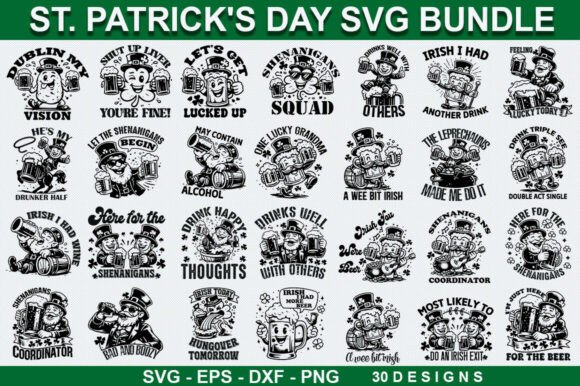 Funny Drinking St Patrick s Day SVG Bundle Review