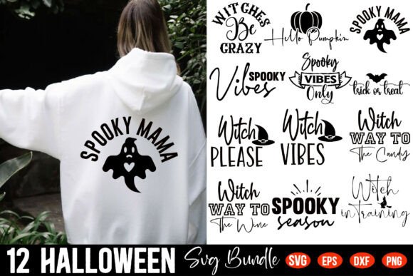 Funny Halloween Quotes Design Bundle Review