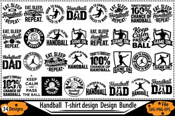 Funny Handball Quotes PNG SVG EPS Review