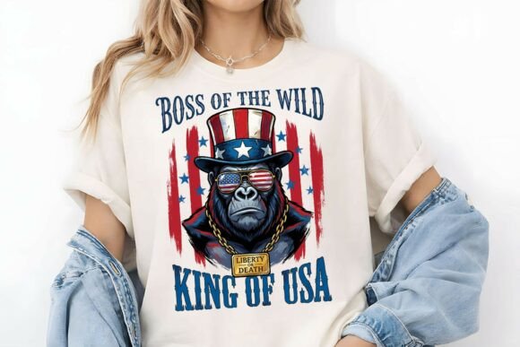 Funny Patriotic Gorilla Sublimation PNG Review