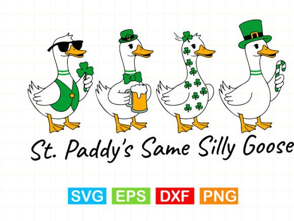 Funny St. Patrick's Day Silly Goose SVG Review