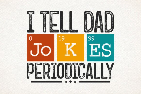 I Tell Dad Jokes SVG Tshirt Design Review