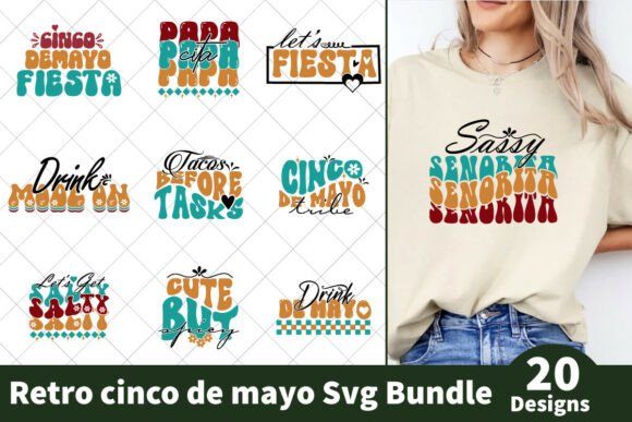 Retro Cinco De Mayo SVG Design Bundle Review
